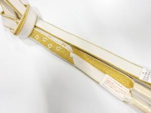 未使用品　正絹　撚り房　手組帯締め